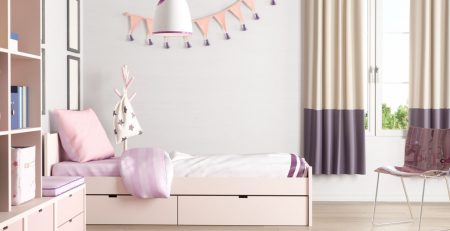 Desain Kamar Tidur yang Indah dan Menakjubkan untuk Anak Perempuan